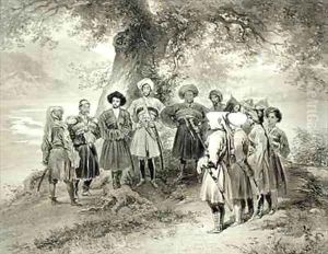 Reunion of Tcherkesse Princes Sodja Valley on the Black Sea