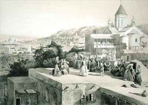 The Terraces of Tiflis Georgia by Grigori Grigorevich Gagarin