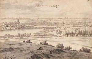 A view near Maastricht by Josua de Grave