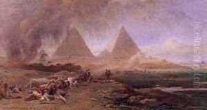 A Caravan Overtaken by a Sandstorm Egypt