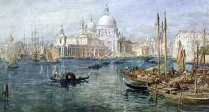 St Maria della Salute Venice by Edward Angelo Goodall