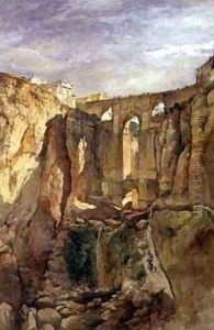 The Gorge Ronda Spain by Edward Angelo Goodall