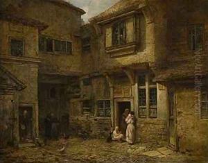 Old George Inn Salisbury by Edward Angelo Goodall