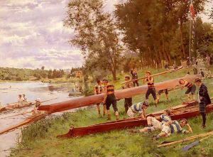 Bords De Marne by Joseph Ferdinand Gueldry