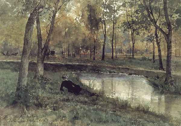 In the Bois de Boulogne, Paris - view 1