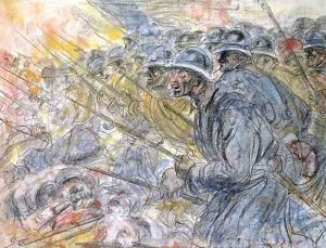 The Assault, Verdun by Charles de Groux