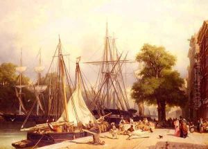 Activity By The Docks