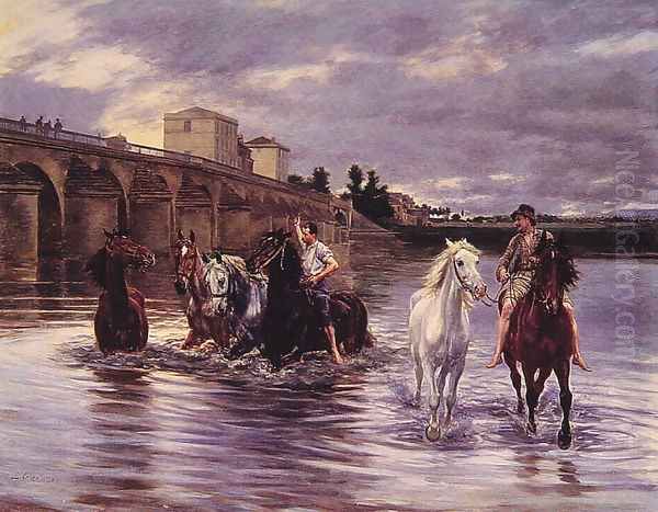 Crossing the River - view 1