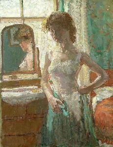 The Green Dress by Spencer Frederick Gore