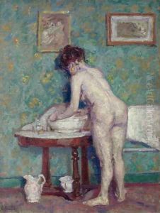 Interior with Nude by Spencer Frederick Gore