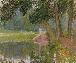The Pool Panshanger Park by Spencer Frederick Gore