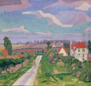 Letchworth The Road by Spencer Frederick Gore