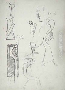 Study of Geometric Figures for the Cave of the Golden Calf Study of Geometric Figures for the Cave of the Golden Calf