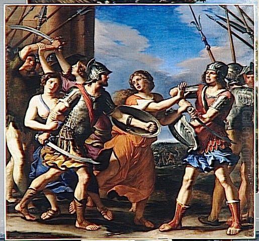 Hersilia Separating Romulus and Tatius - view 1