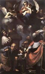 A Donor Oresented To The Virgin 1616