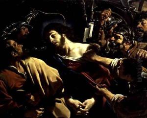 The Betrayal of Christ 1621 by Giovanni Francesco Barbieri