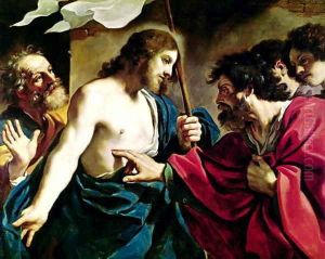 The Incredulity of St Thomas by Giovanni Francesco Barbieri