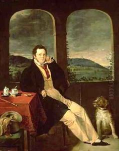 Portrait of Schubert by Melegh Gabor
