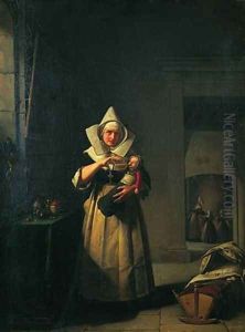 La mere hospitaliere by Michel Philebert Genod