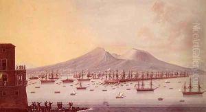 View of the Bay of Naples by Giacomo Guardi