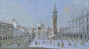 Piazza San Marco, Venice by Giacomo Guardi