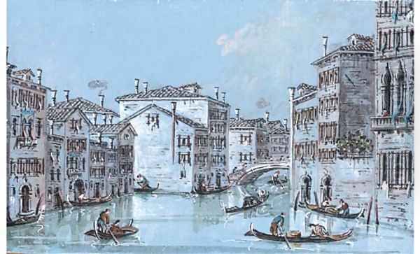 View of the canal by Ca'Foscari, Venice - view 1