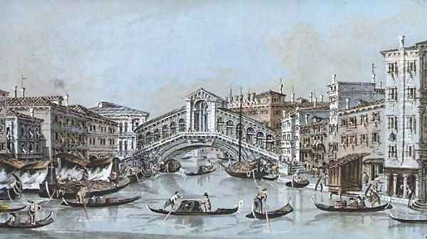View of the Grand Canal and the Rialto, Venice - view 1