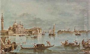 View of San Giorgio Maggiore, Venice by Giacomo Guardi
