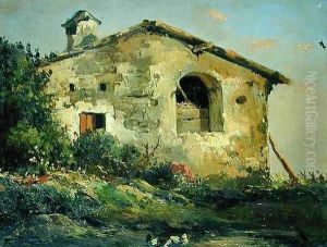 A Ruin by Louis Gurlitt