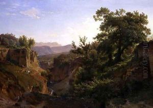 A Valley near Sorrento by Louis Gurlitt