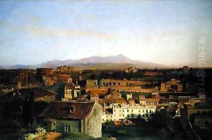 View from Rome by Louis Gurlitt