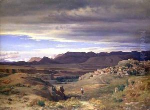 Landscape by Louis Gurlitt