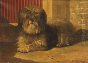 A Tibetan terrier by Bernard te Gempt
