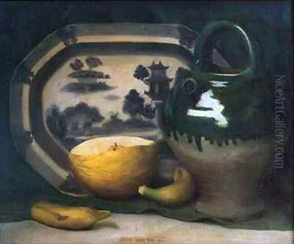Still life with melon - view 1