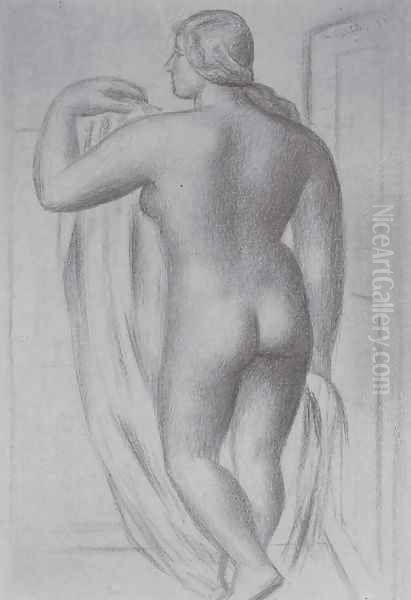 Standing female nude - view 1