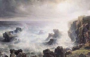 Storm off the Coast of Belle Ile by Theodore Gudin