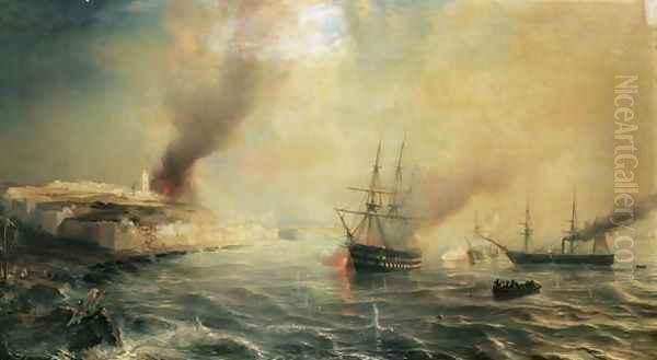 Bombardment of Sale - view 1