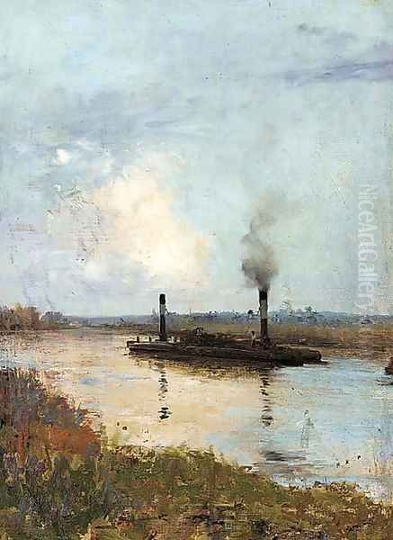 La peniche sur la Seine - view 1