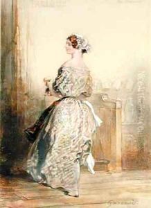 The Barmaid by Paul Gavarni