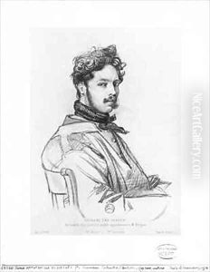 Self portrait by Paul Gavarni