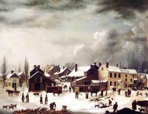 Winter Scene in Brooklyn