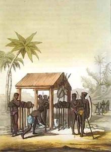 Tomb of the Kings of Guinea with Votive Heads by Gallo Gallina