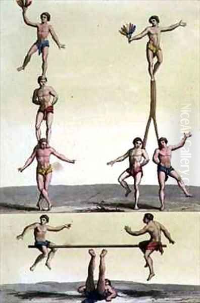 Mexicans Performing Gymnastics - view 1
