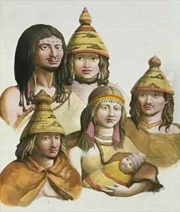 Studies of native Americans by Gallo Gallina