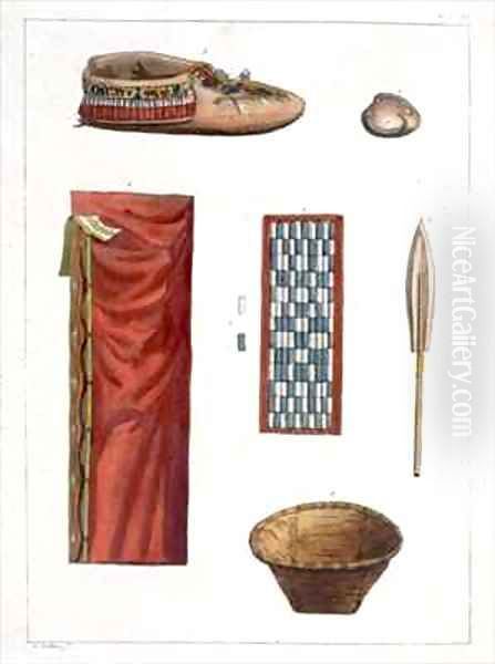 Objects belonging to Canadian Indians - view 1