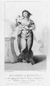 Elizabeth Chudleigh 1720-88 Duchess of Kingston as She Appeared at the Venetian Ambassadors Ball in Somerset House by Thomas Gainsborough