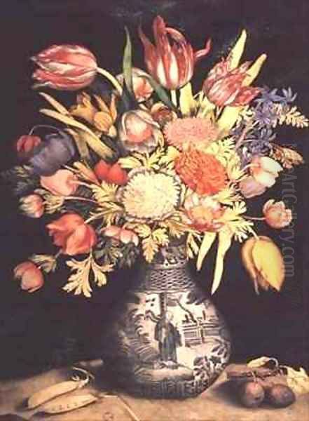 Ming Vase of Flowers - view 1