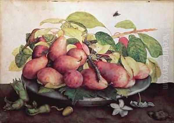 Pears with Hawthorns - view 1