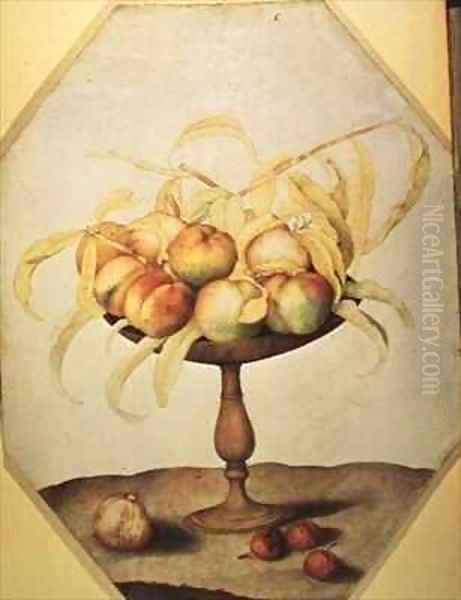 Bowl of Peaches - view 1