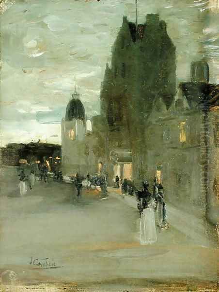 Street in Oban Night - view 1